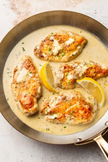 Easy Creamy Lemon Chicken • Salt & Lavender