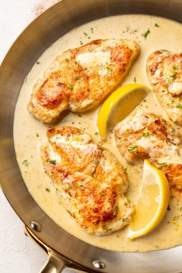 Easy Creamy Lemon Chicken • Salt & Lavender