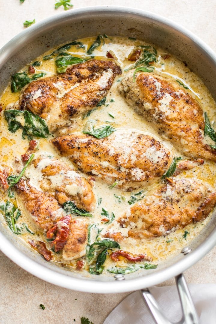 Creamy Tuscan Chicken • Salt & Lavender