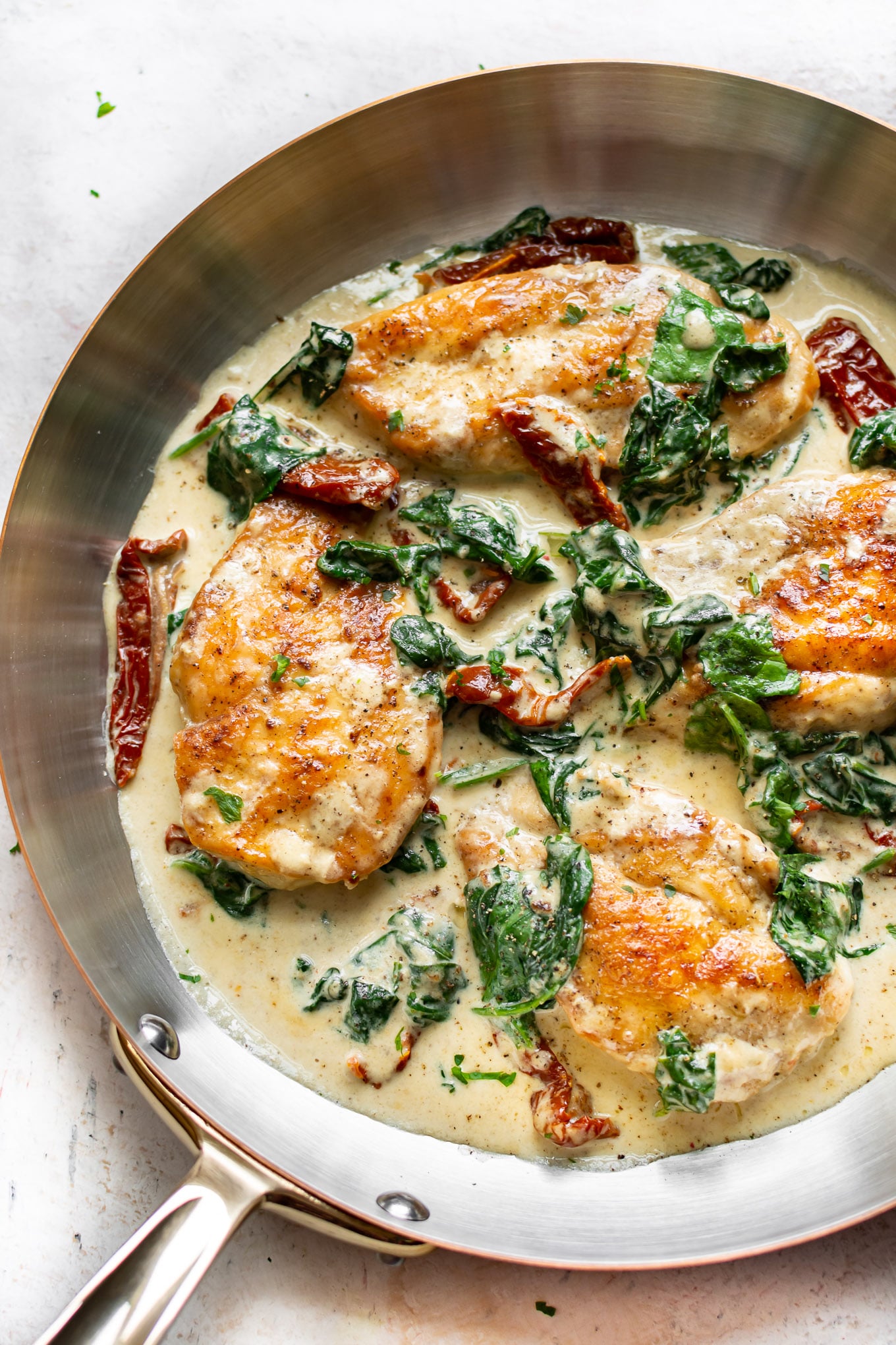 Creamy Tuscan Chicken • Salt & Lavender