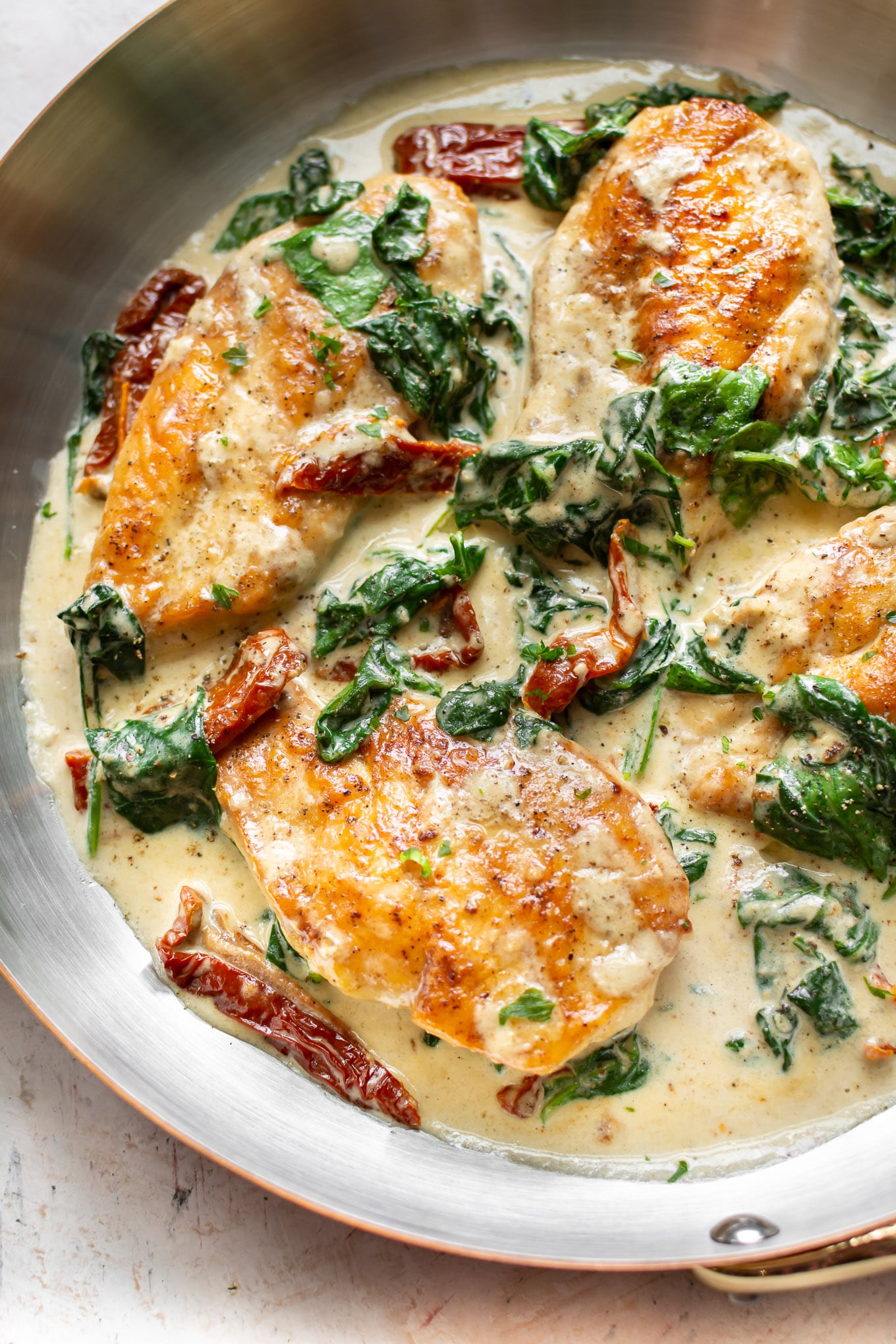 Creamy Tuscan Chicken • Salt & Lavender