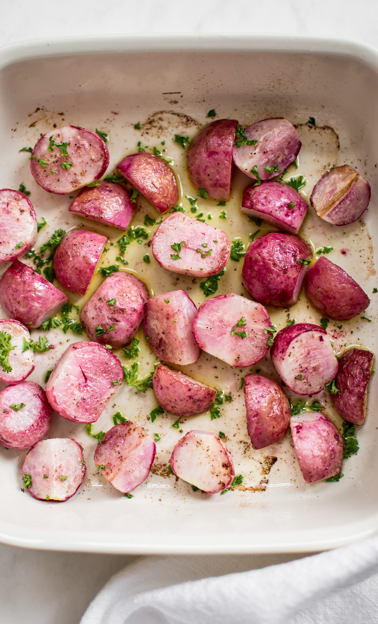 Simple Roasted Radishes Recipe • Salt & Lavender