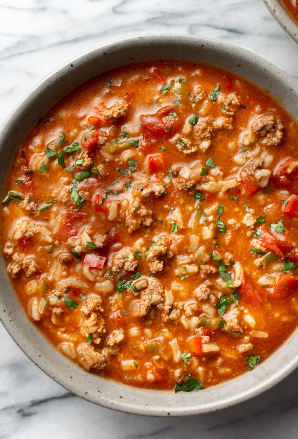 Easy Stuffed Pepper Soup Salt Lavender