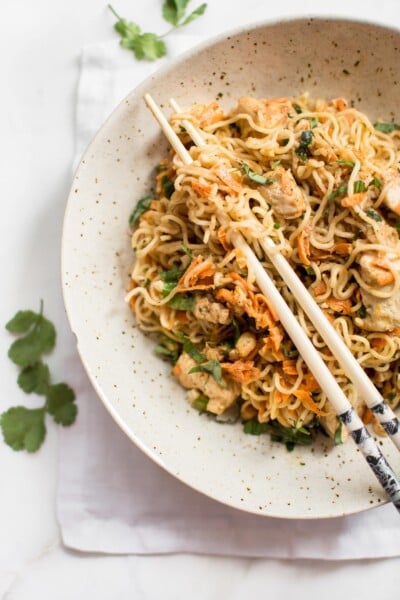 Easy Chicken Ramen Stir-Fry • Salt & Lavender