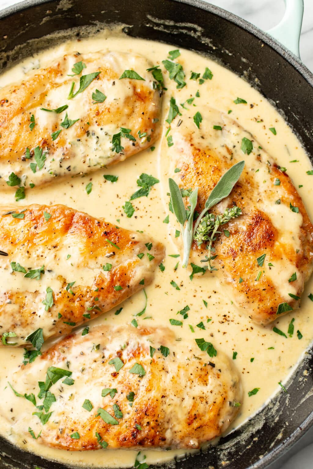 Creamy Herb Chicken • Salt & Lavender