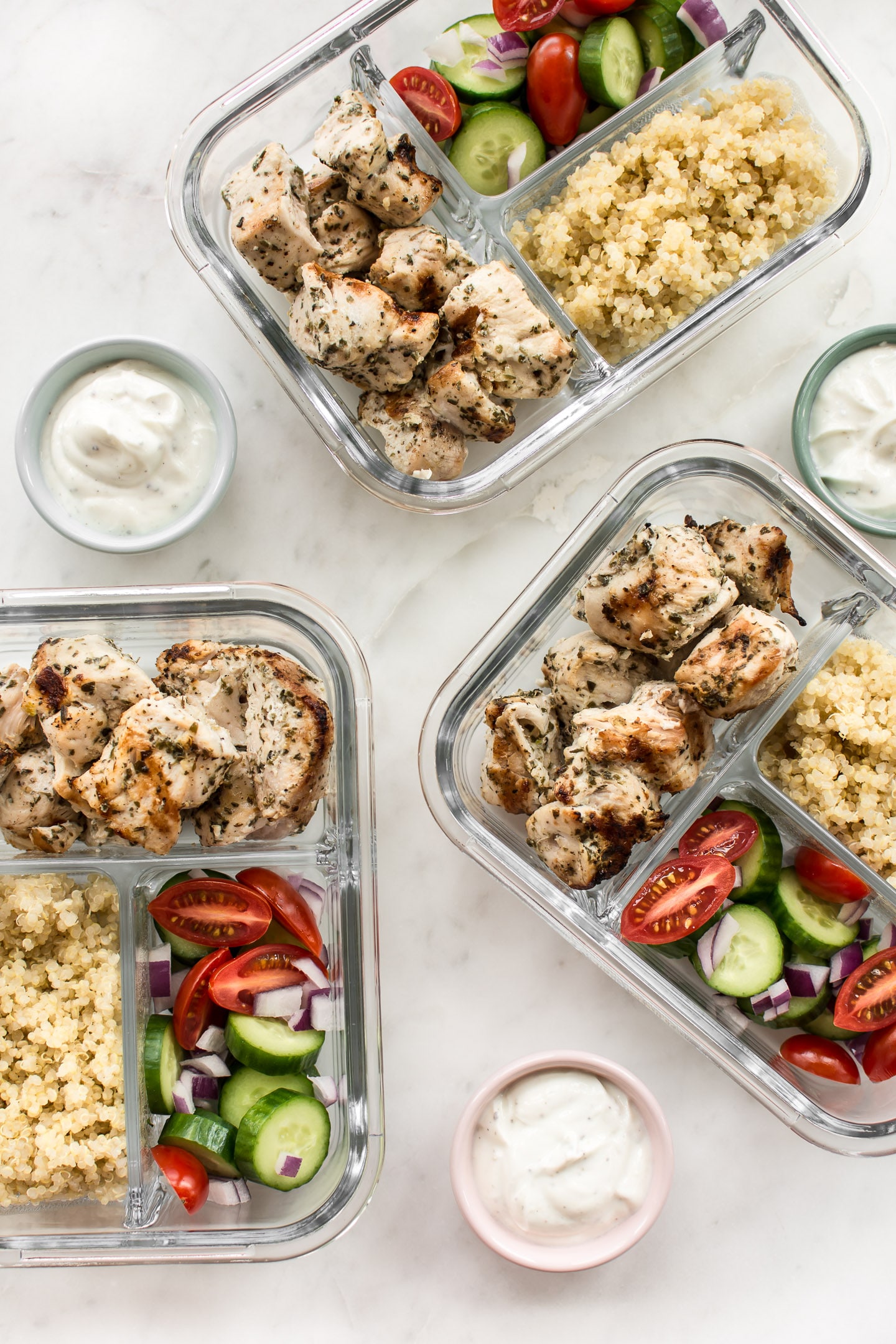 Meal Prep Fiesta Chicken Rice Bowls {Video!} - The Girl on Bloor