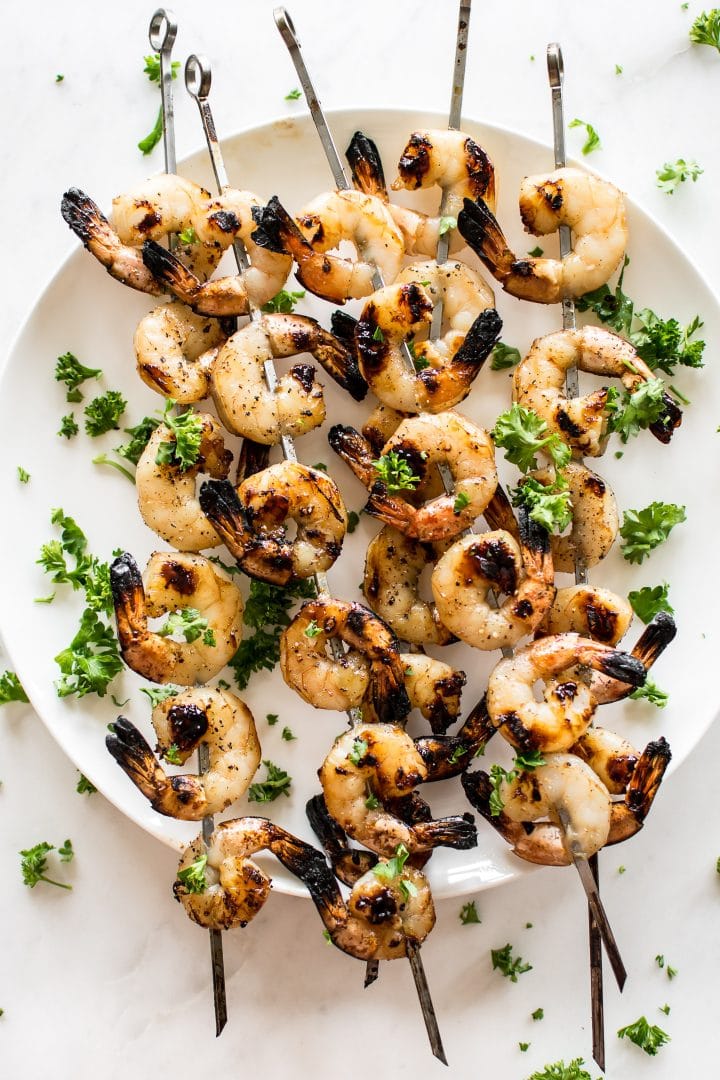 Grilled Garlic Jumbo Shrimp • Salt & Lavender