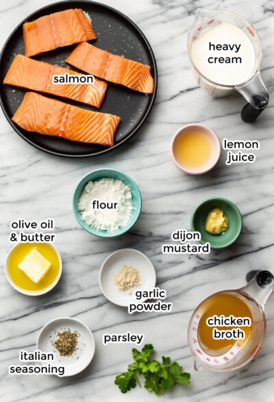 Creamy Lemon Salmon • Salt & Lavender