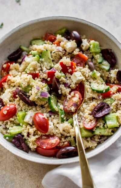 Mediterranean Quinoa Salad • Salt & Lavender