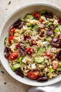 Mediterranean Quinoa Salad • Salt & Lavender