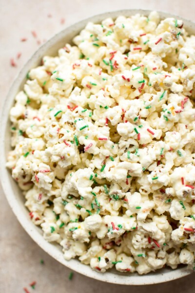 Super Easy Christmas Popcorn • Salt & Lavender