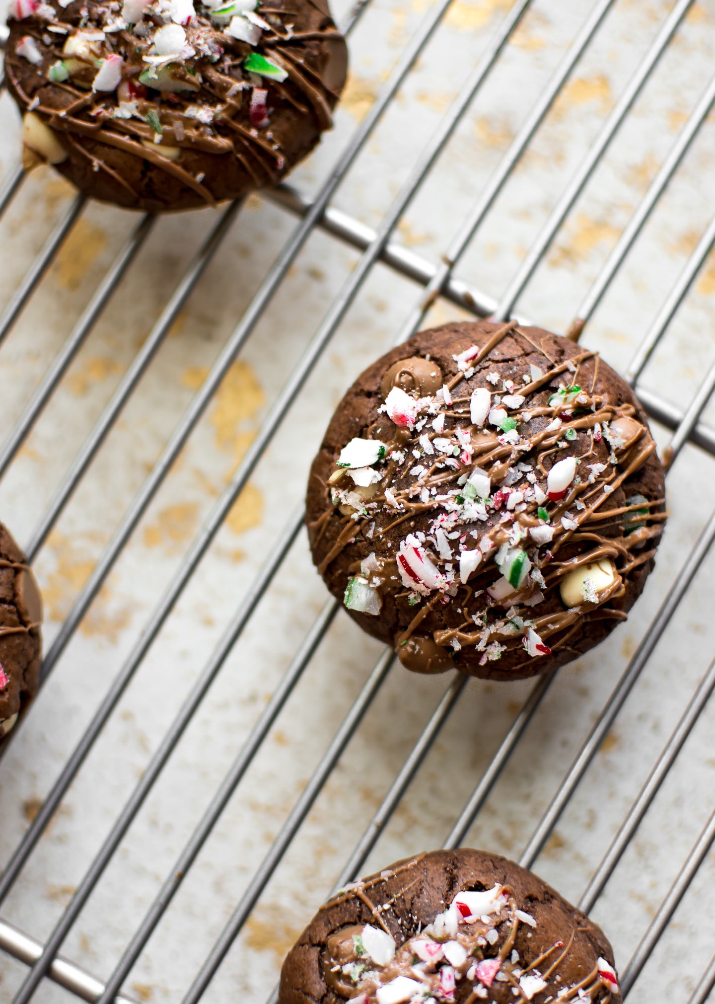 Peppermint Chocolate Brownie Cookies • Salt & Lavender