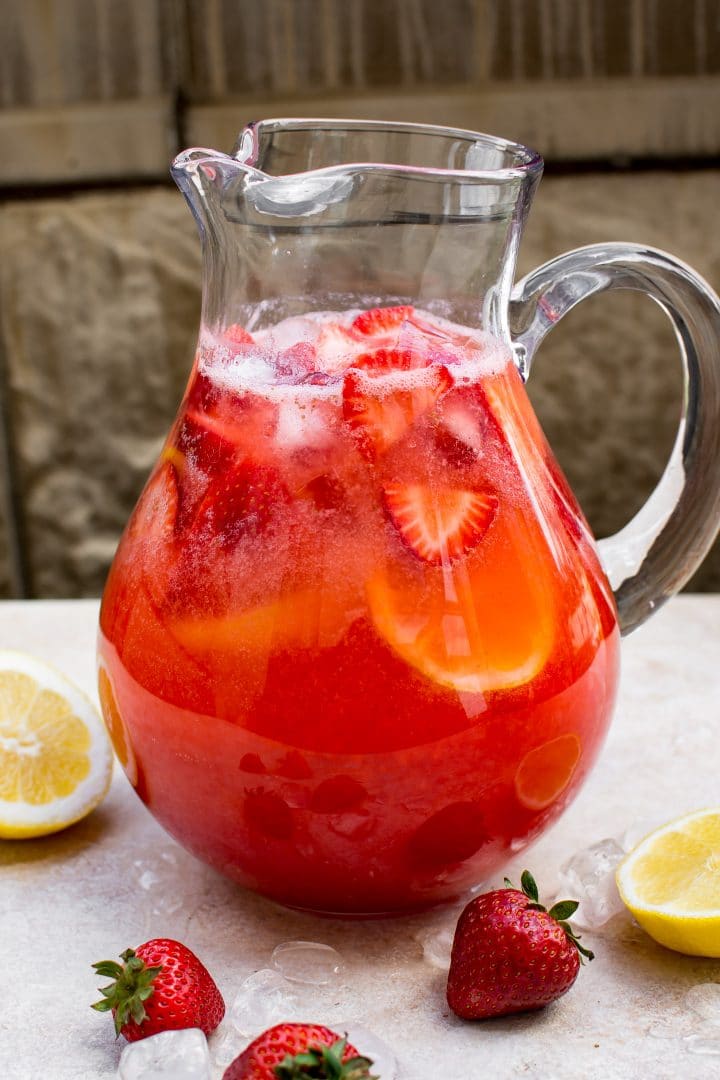 Strawberry Lemonade Recipe • Salt & Lavender