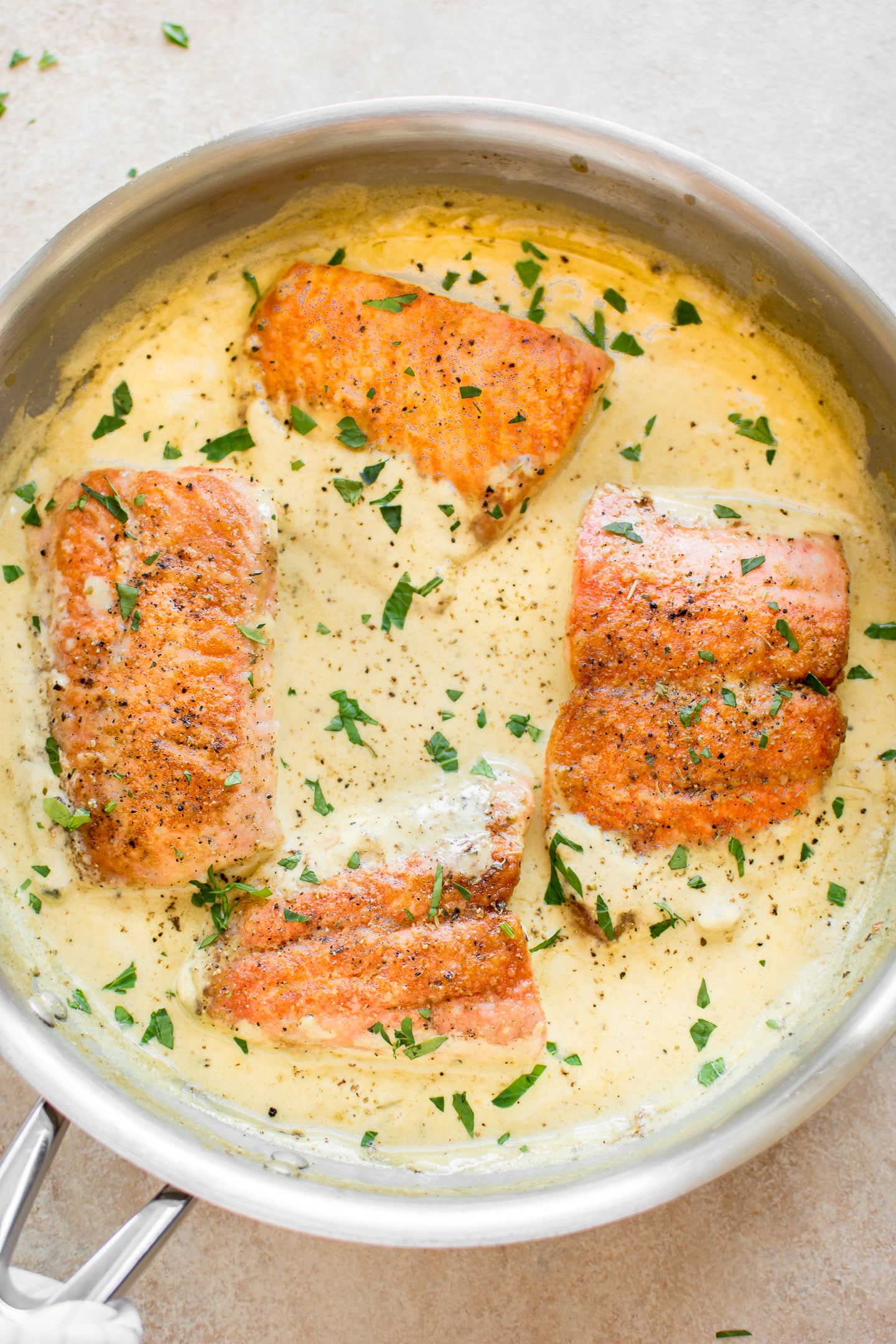 Minute Creamy Dijon Salmon Salt Lavender