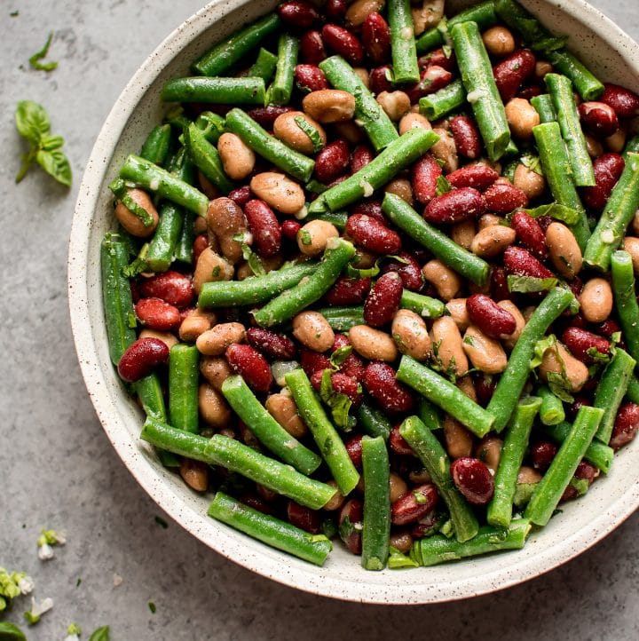 Easy Three Bean Salad • Salt & Lavender