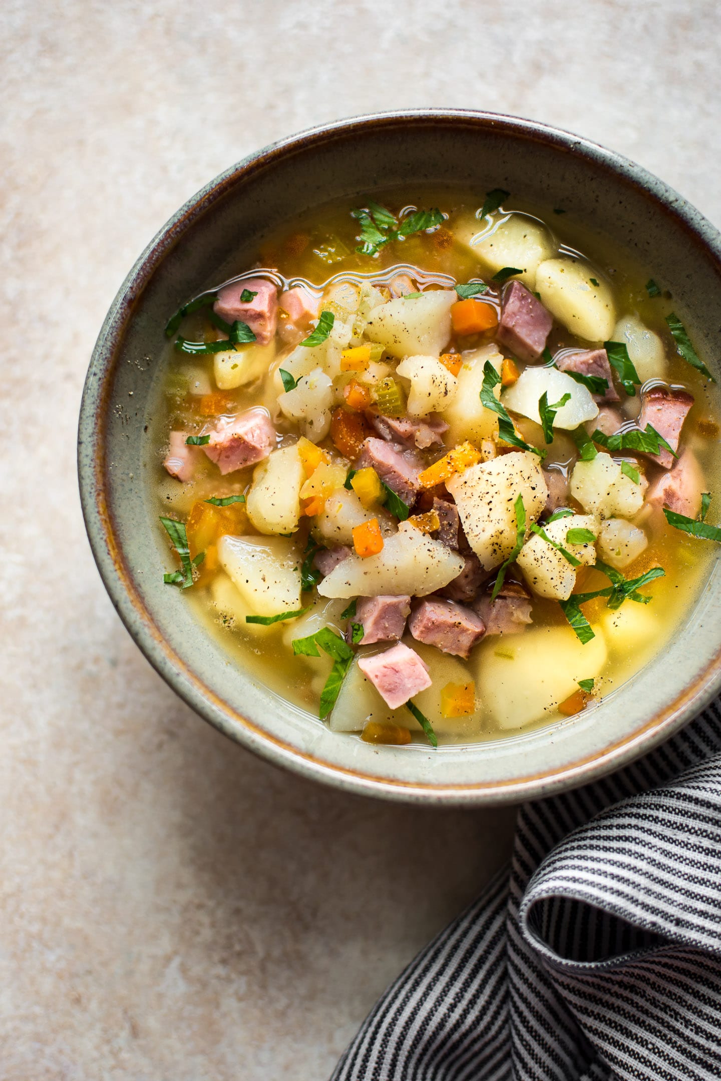 Slow Cooker Ham And Potato Soup Salt Lavender