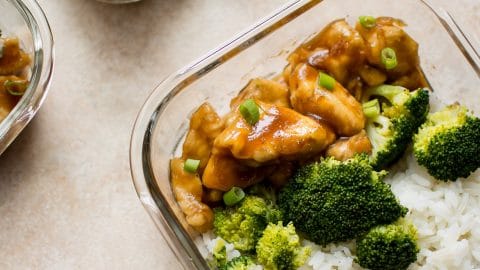 Honey Ginger Chicken Meal Prep Bowls • Salt & Lavender