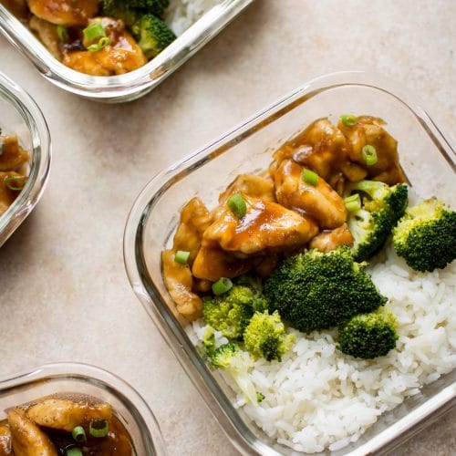 Teriyaki Chicken Meal Prep Bowls - Green Healthy Cooking