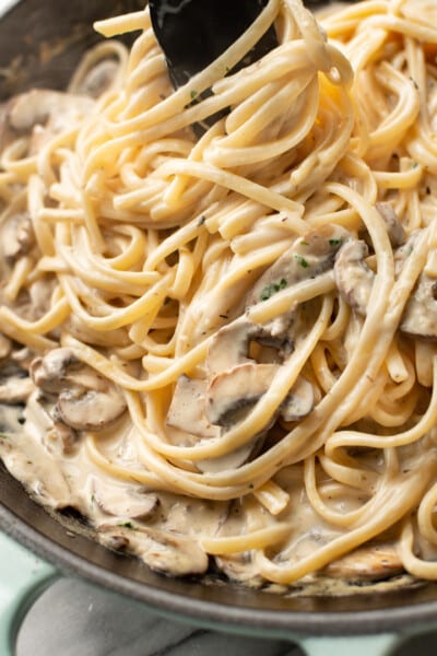 Creamy Mushroom Pasta • Salt & Lavender