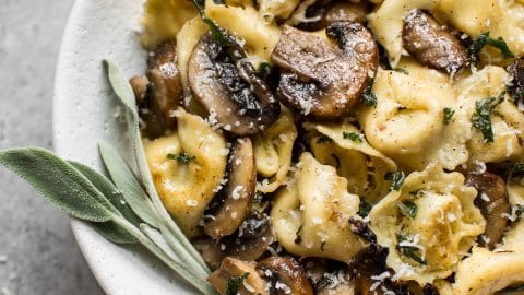 Tortellini with Butter and Sage Recipe - Food Fanatic