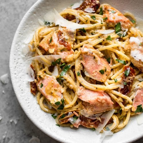 Cajun Salmon Pasta Salt Lavender