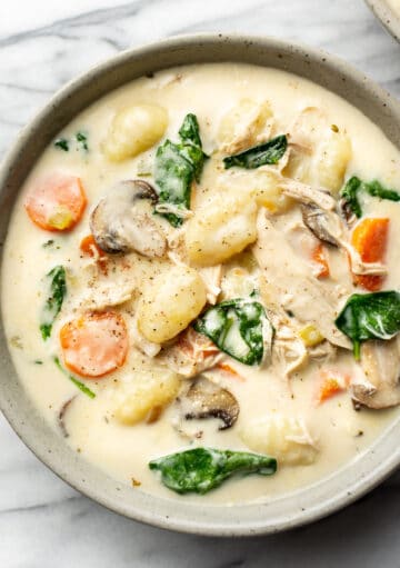 Easy Chicken Gnocchi Soup • Salt & Lavender