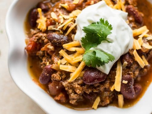 Instant pot beef chilli recipe hot sale