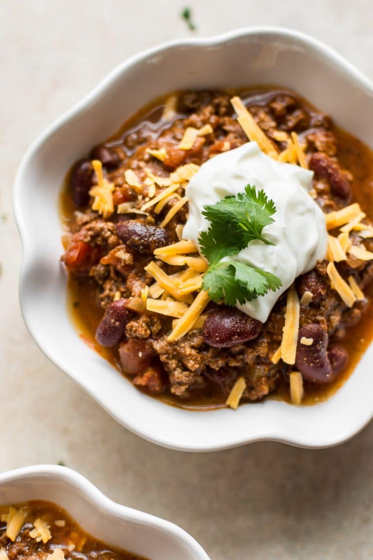 Instant Pot Beef Chili • Salt & Lavender