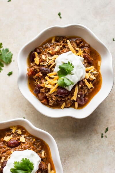 Instant Pot Beef Chili • Salt & Lavender