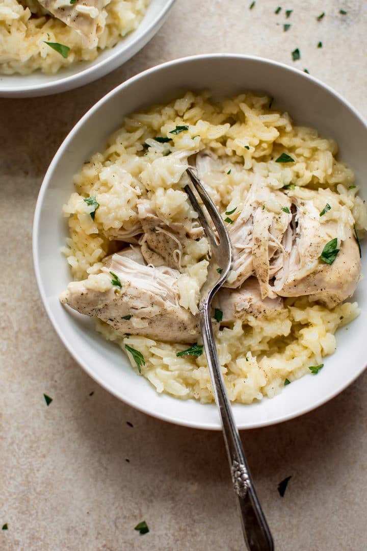 Instant Pot Chicken and Rice • Salt & Lavender