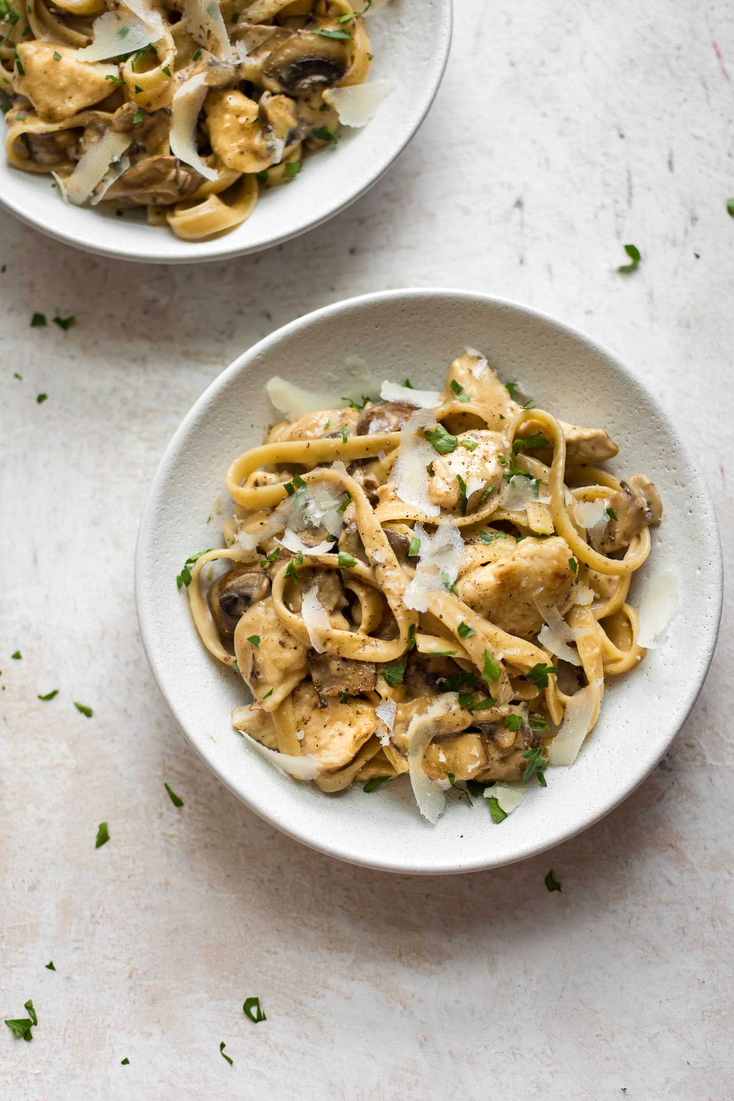 Chicken Marsala Pasta • Salt & Lavender