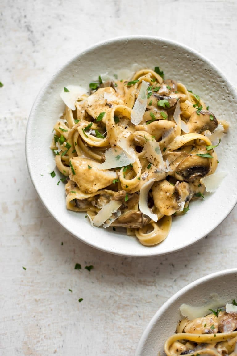 Chicken Marsala Pasta • Salt & Lavender