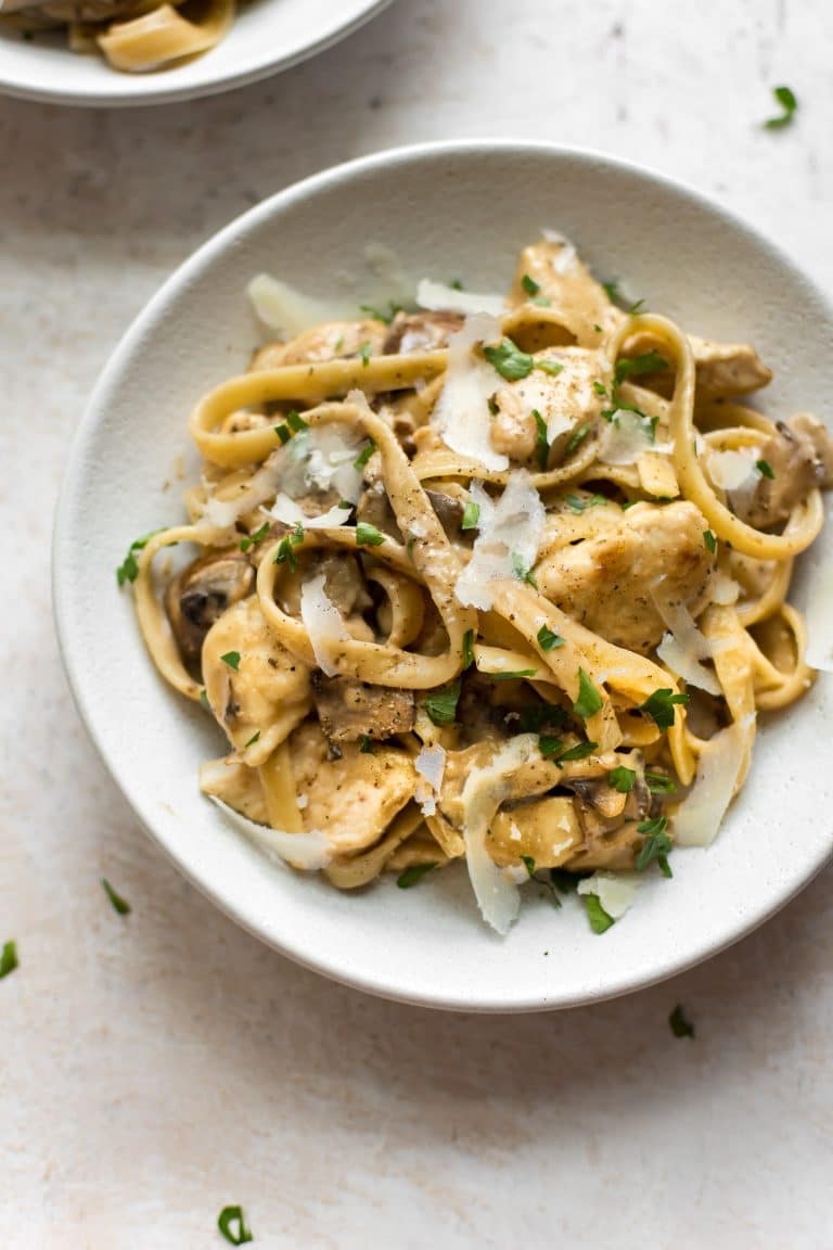 Chicken Marsala Pasta • Salt & Lavender