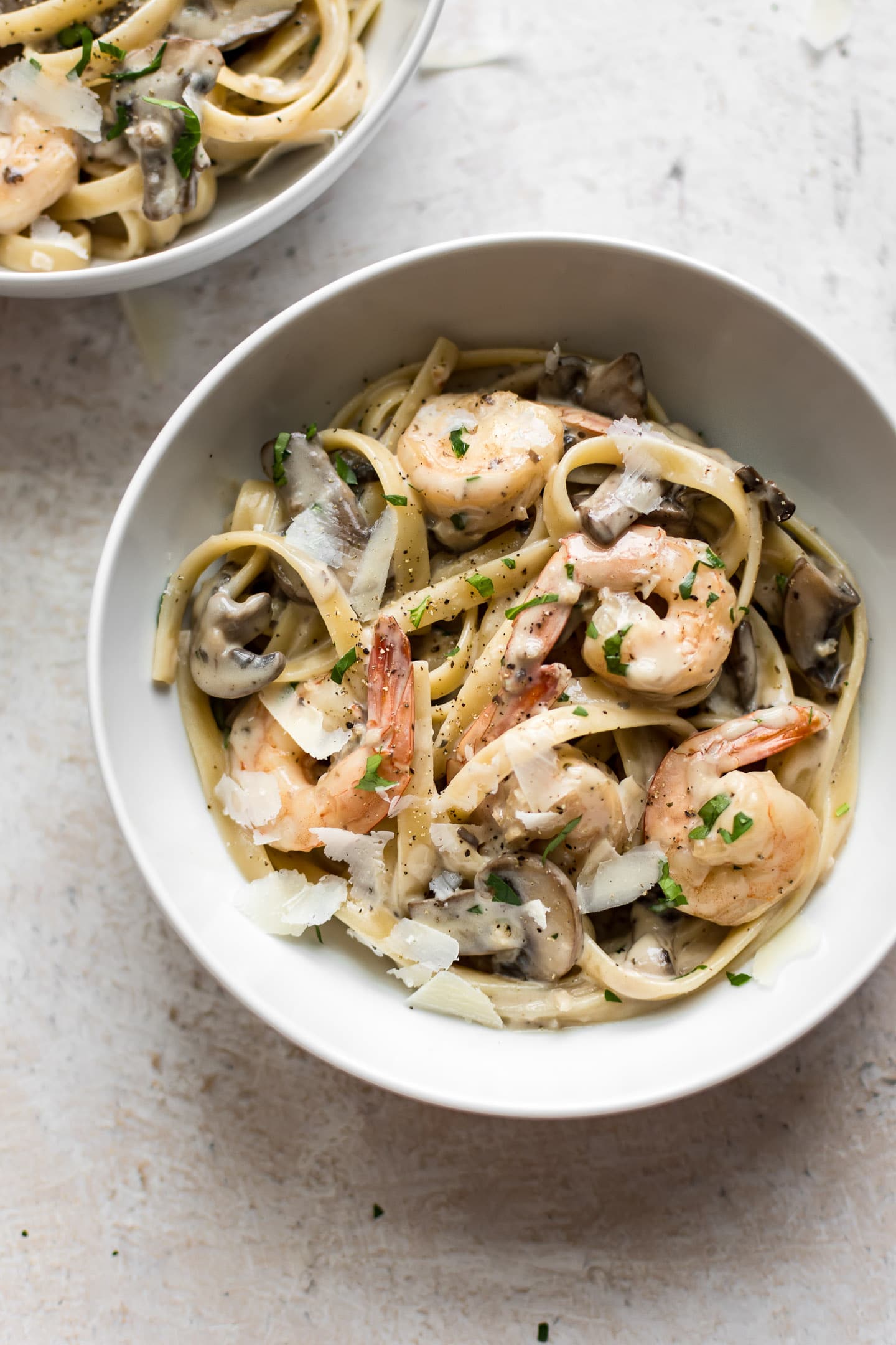 Shrimp and Mushroom Pasta Recipe • Salt & Lavender