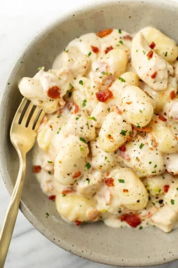 Chicken Bacon Gnocchi • Salt & Lavender