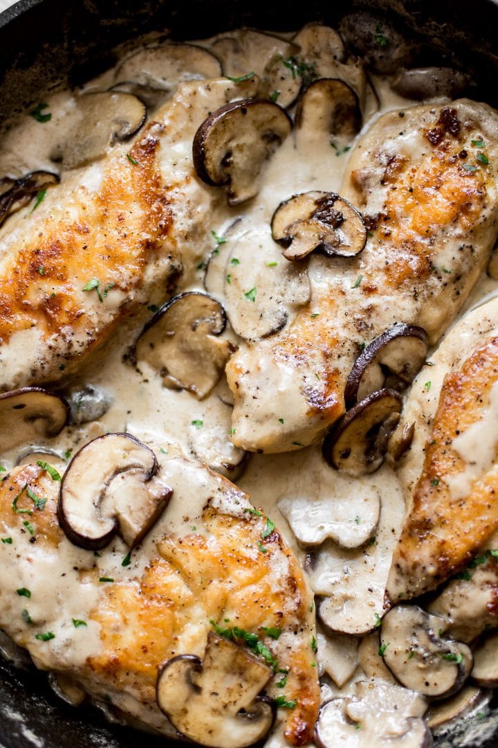 Creamy Mushroom Chicken • Salt & Lavender