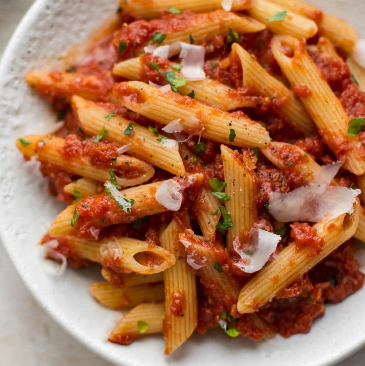 Easy Pasta Arrabiata Recipe • Salt & Lavender