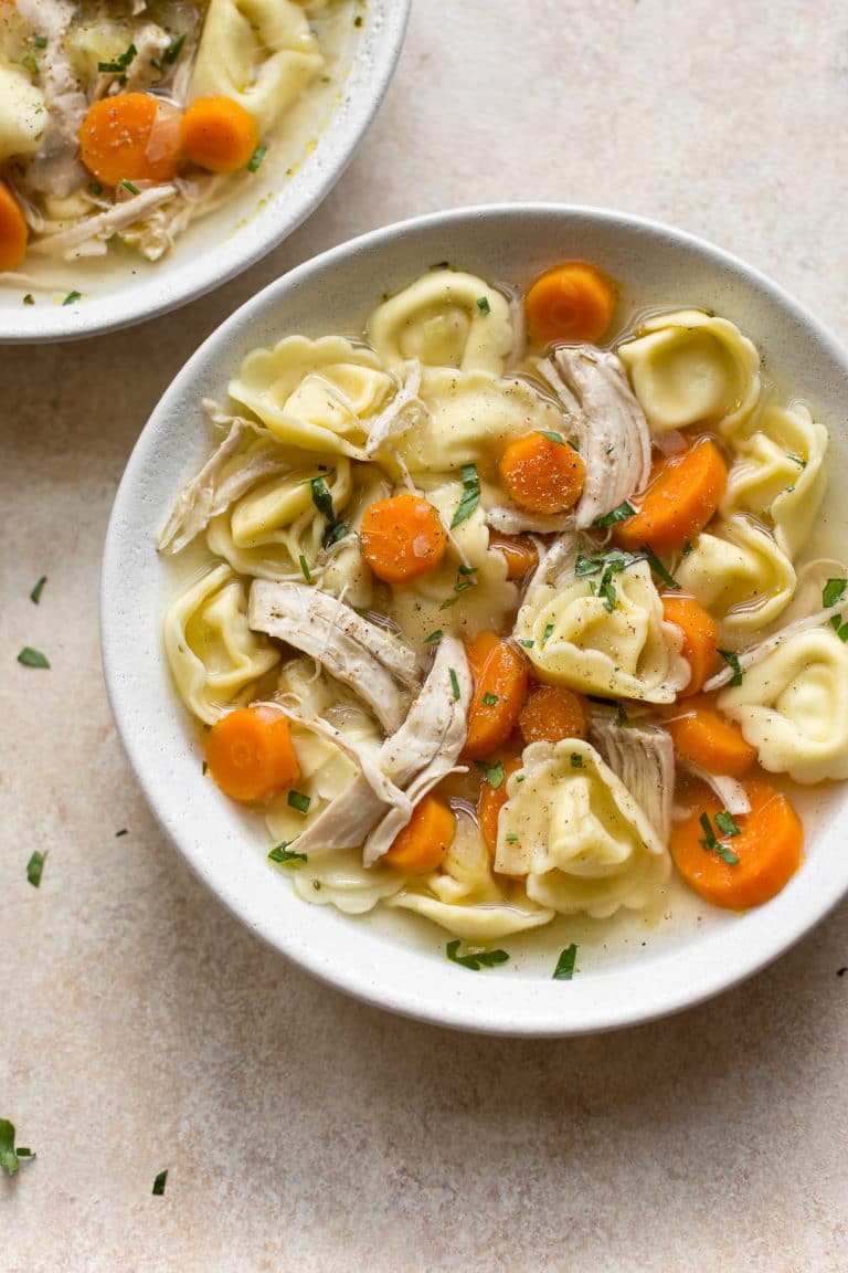 Instant Pot Chicken Tortellini Soup • Salt & Lavender