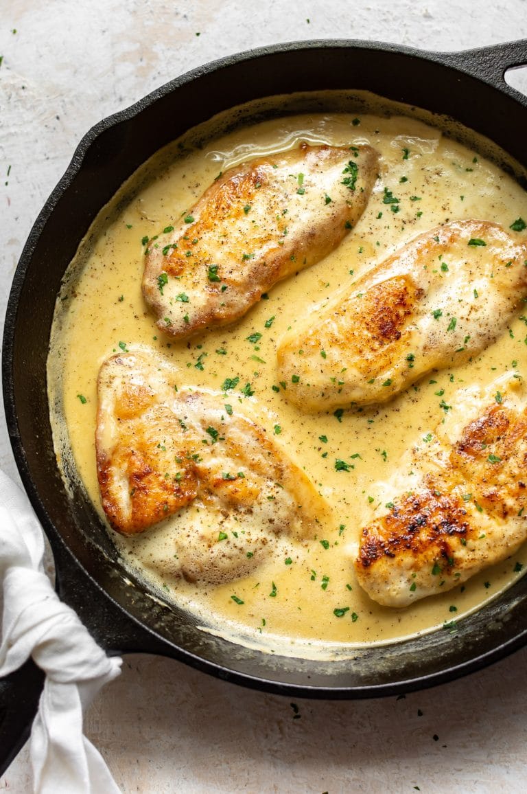 Creamy Honey Mustard Chicken • Salt & Lavender