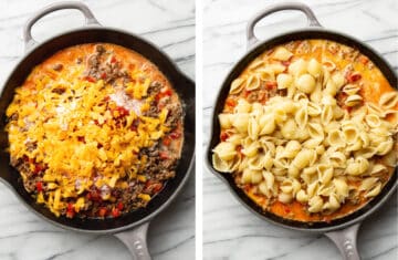 Easy Cheesy Taco Pasta • Salt & Lavender