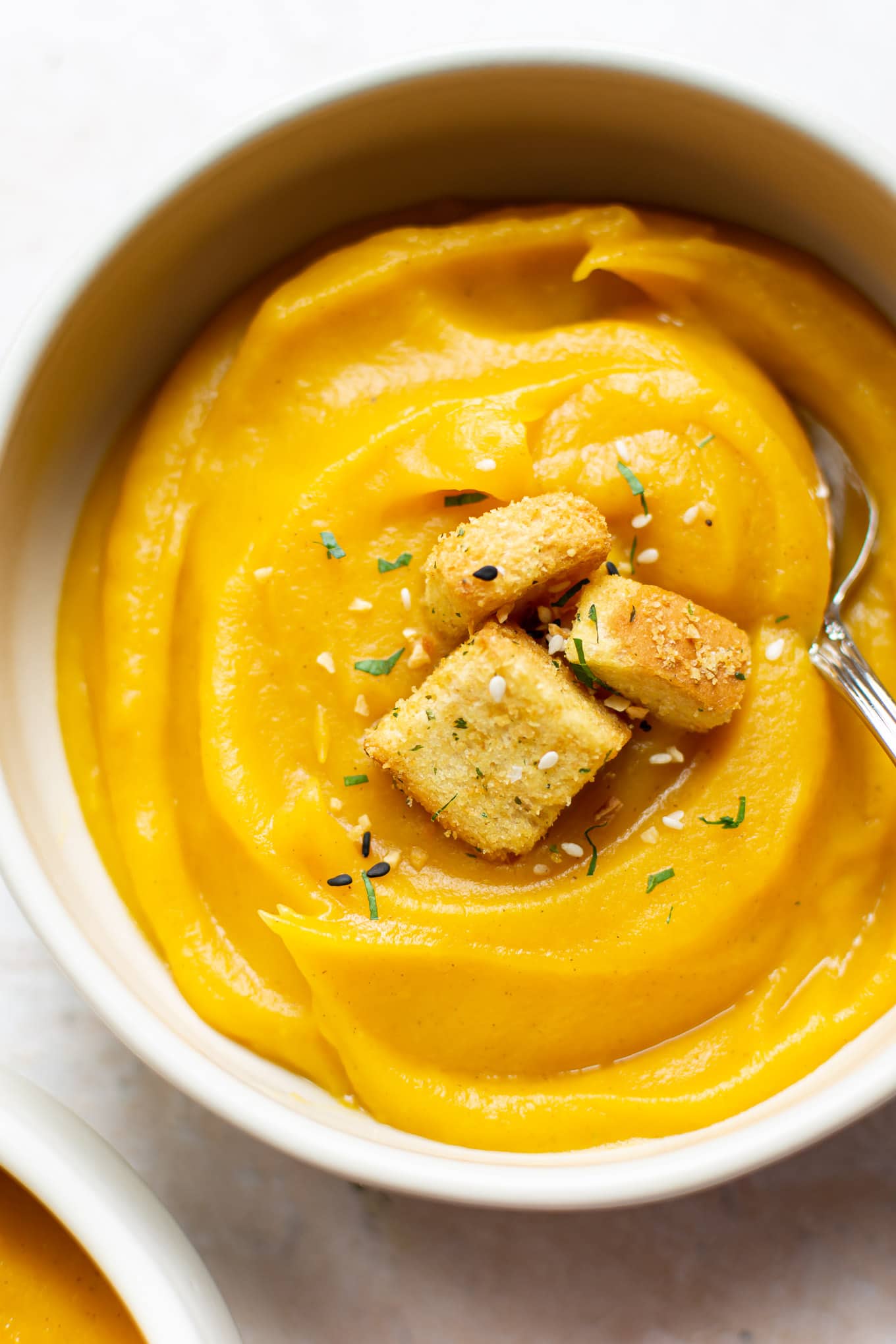 Butternut Squash Soup Thick Creamy Salt Lavender