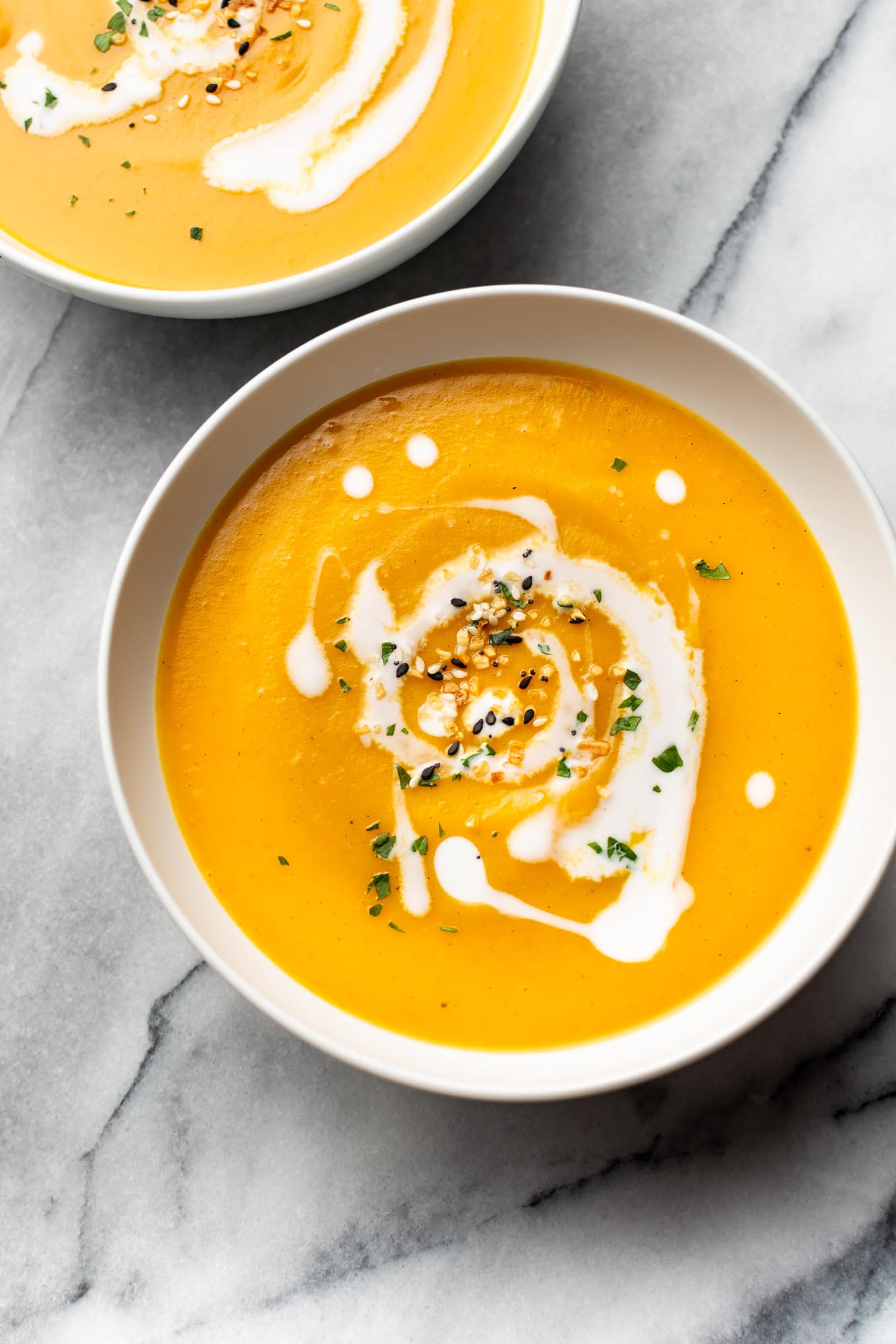 Instant Pot Butternut Squash Soup • Salt & Lavender