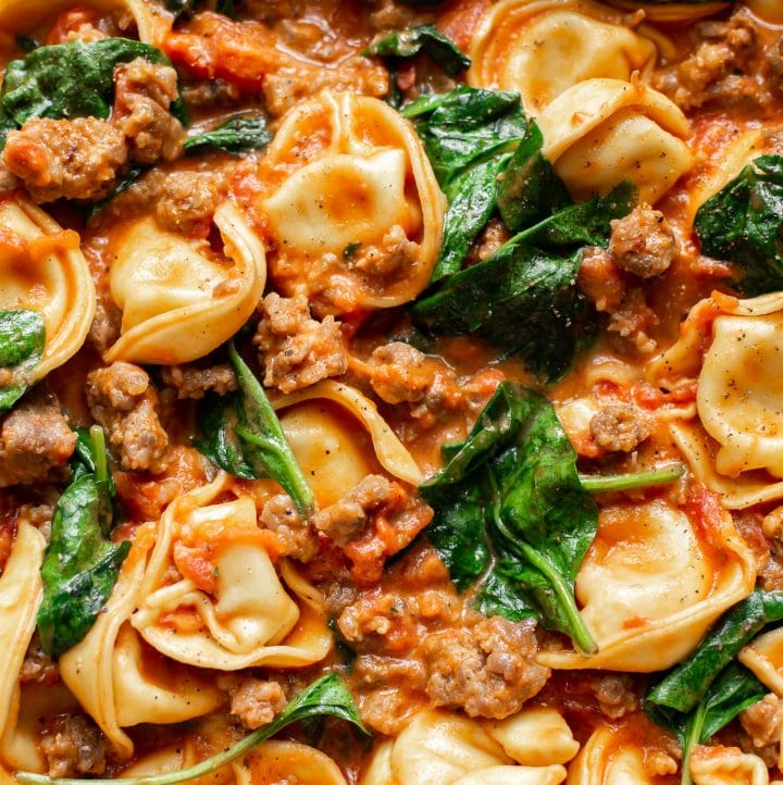 One Pan Tortellini with Sausage • Salt & Lavender