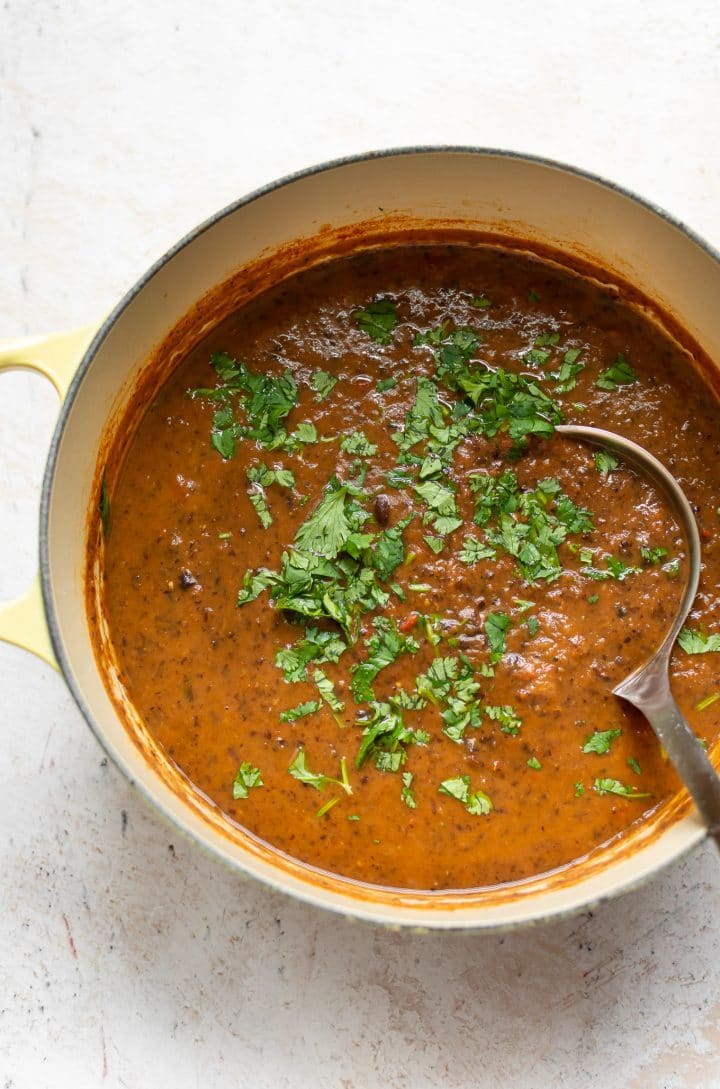 Easy Black Bean Soup • Salt & Lavender