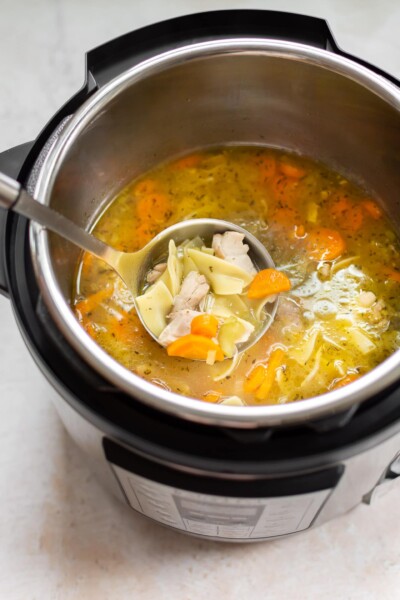 Instant Pot Chicken Noodle Soup • Salt & Lavender