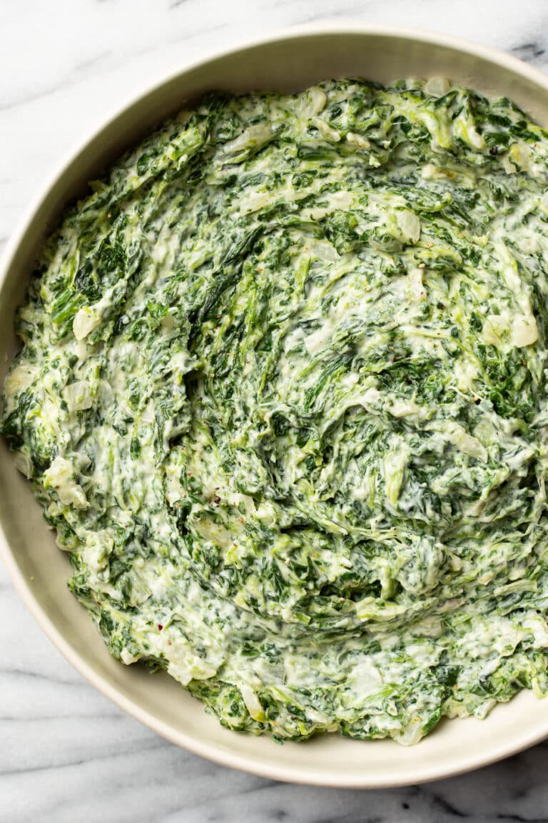 The Best Creamed Spinach • Salt & Lavender