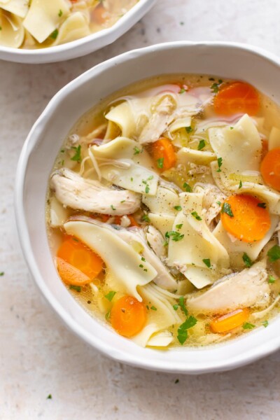 Crockpot Chicken Noodle Soup • Salt & Lavender