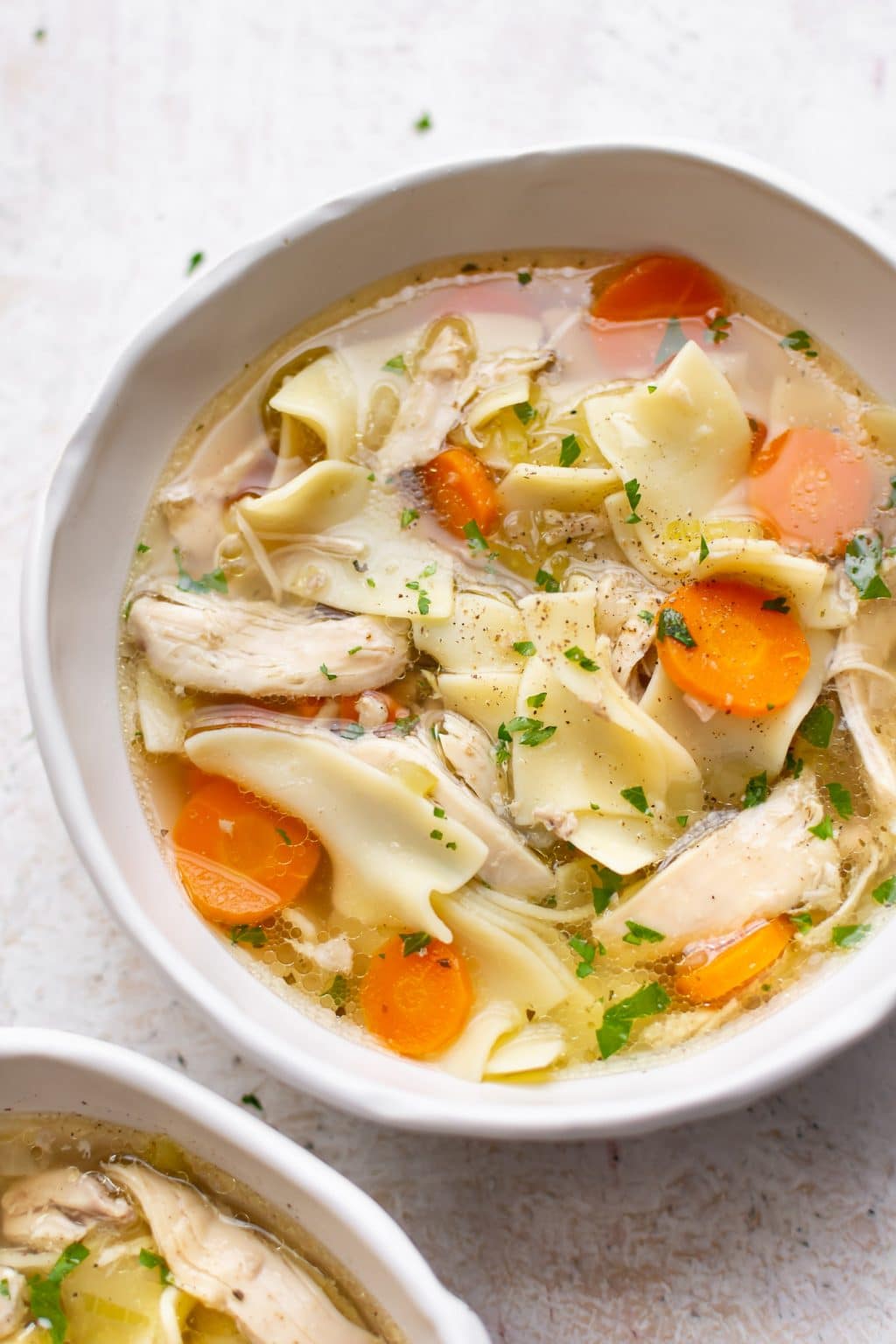 Crockpot Chicken Noodle Soup • Salt & Lavender