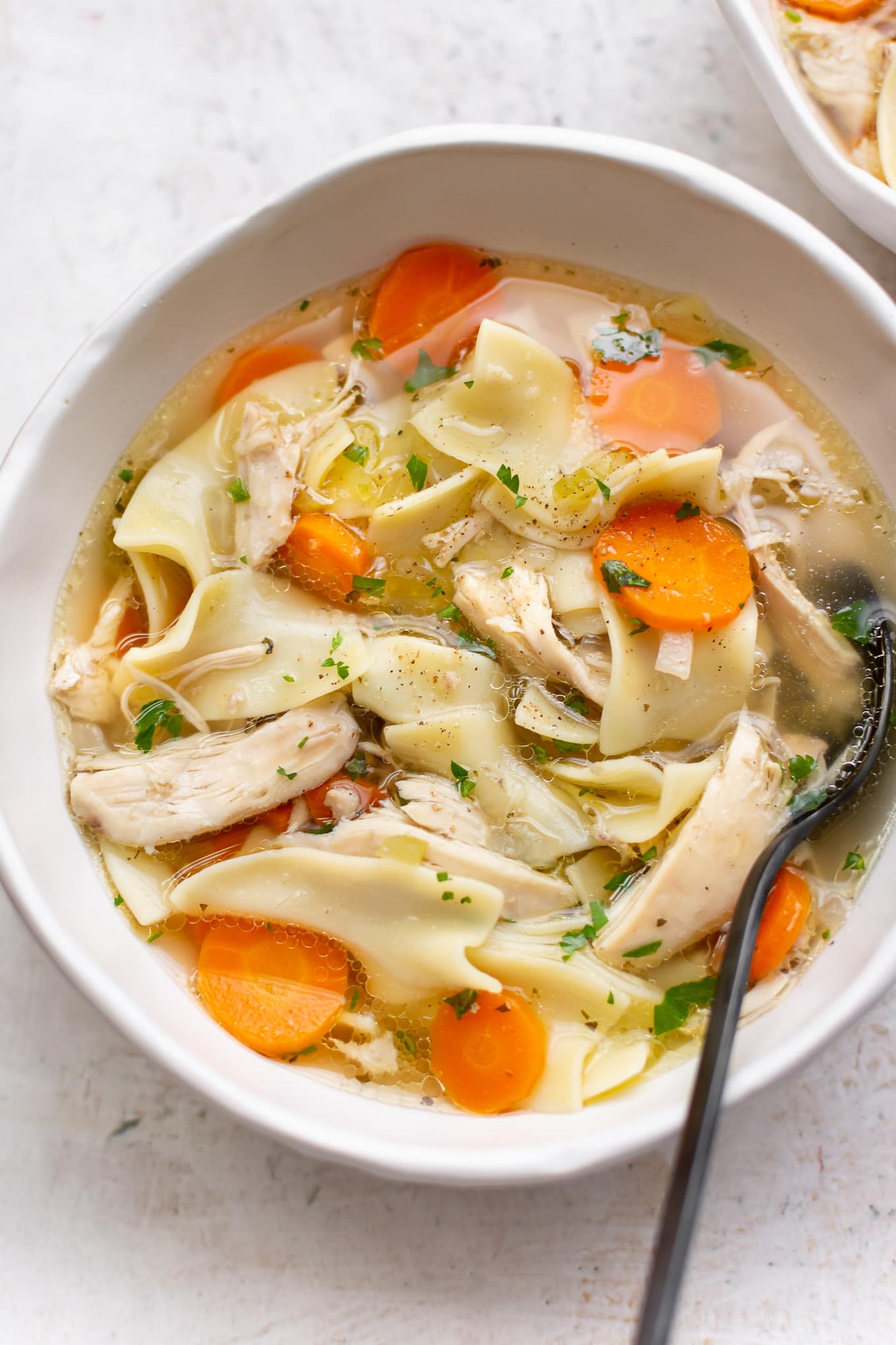 Crockpot Chicken Noodle Soup • Salt & Lavender