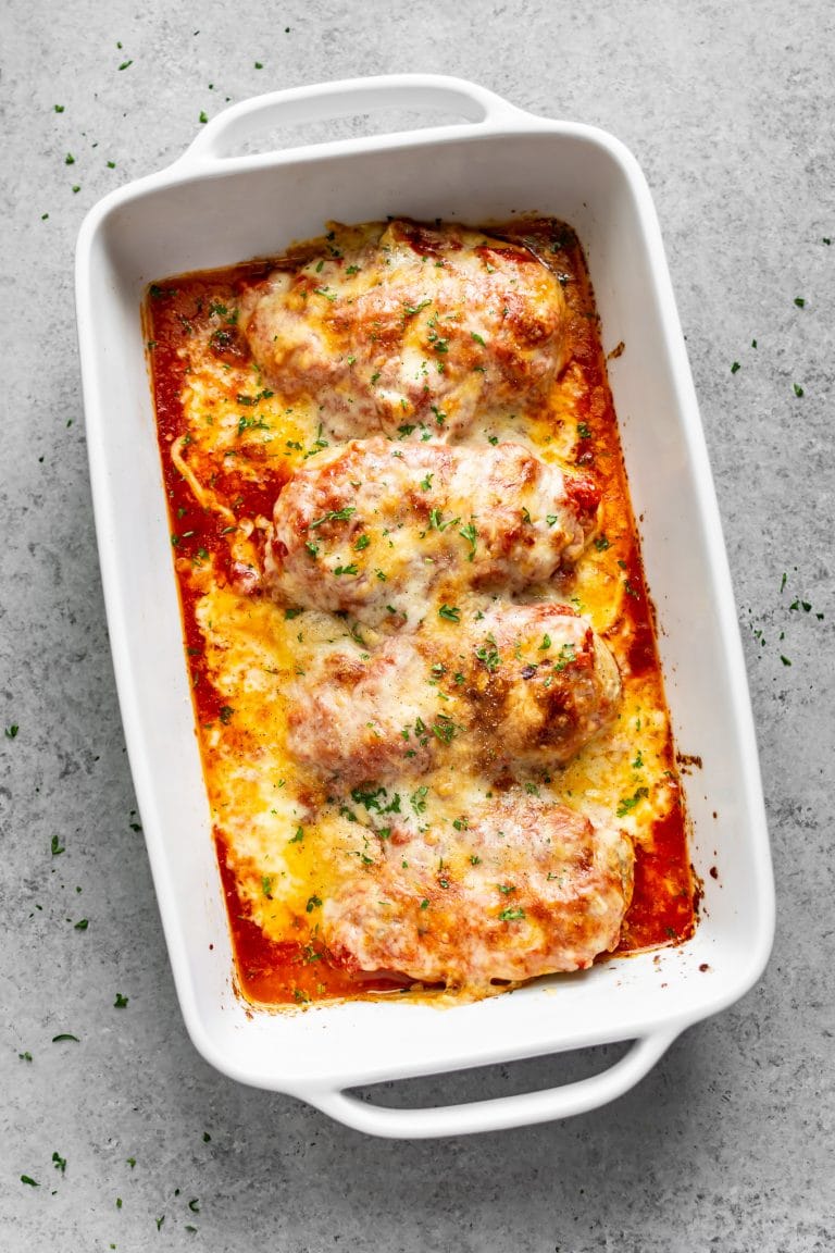 Cheesy Mozzarella Chicken Bake • Salt & Lavender